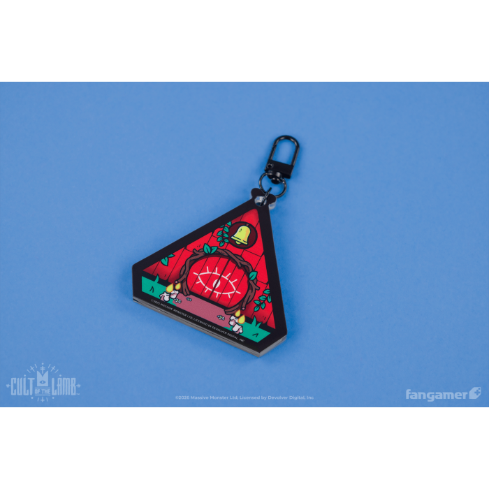 Аксесуари: Брелок Cult of the Lamb (Preacher of Truth Shaker Keychain) від Fangamer у магазині GameBuy, номер фото: 1