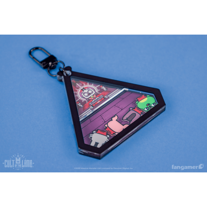 Аксесуари: Брелок Cult of the Lamb (Preacher of Truth Shaker Keychain) від Fangamer у магазині GameBuy, номер фото: 2