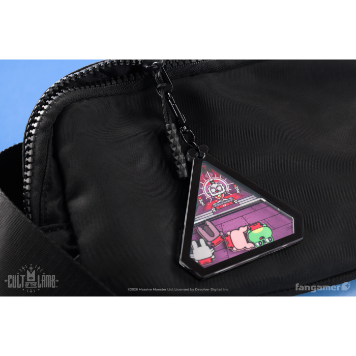 Аксесуари: Брелок Cult of the Lamb (Preacher of Truth Shaker Keychain) від Fangamer у магазині GameBuy, номер фото: 4