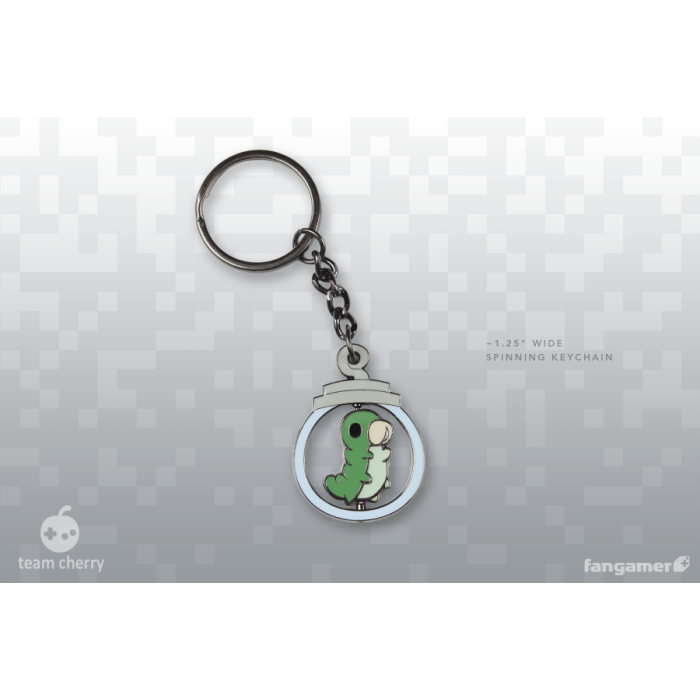 Аксессуары: Брелок Hollow Knight (Grub in a Jar Spinning Keychain) от Fangamer в магазине GameBuy