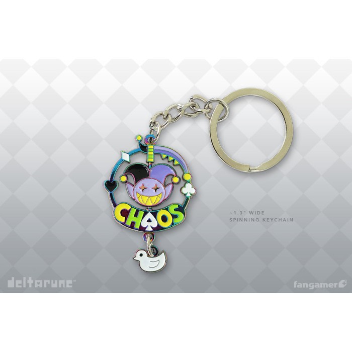 Аксессуары: Брелок DELTARUNE (Chaos Revolving Keychain) от Fangamer в магазине GameBuy