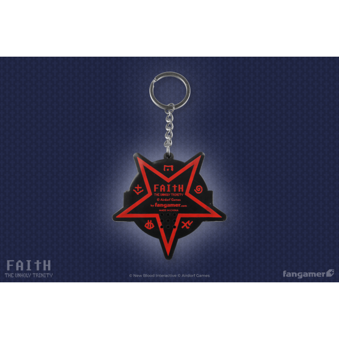 Аксесуари: Брелок FAITH: The Unholy Trinity (MORTIS Sound Keychain) від Fangamer у магазині GameBuy, номер фото: 1