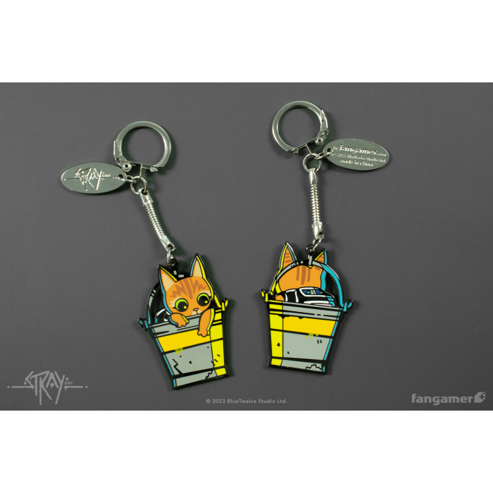 Аксесуари: Брелок STRAY (Cat-in-a-Bucket Keychain) від Fangamer у магазині GameBuy, номер фото: 1