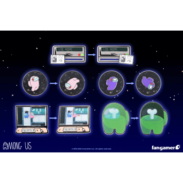 Аксессуары: Набор пинов Among Us (Among Us Mystery Pin Pack) от Fangamer в магазине GameBuy, номер фото: 1
