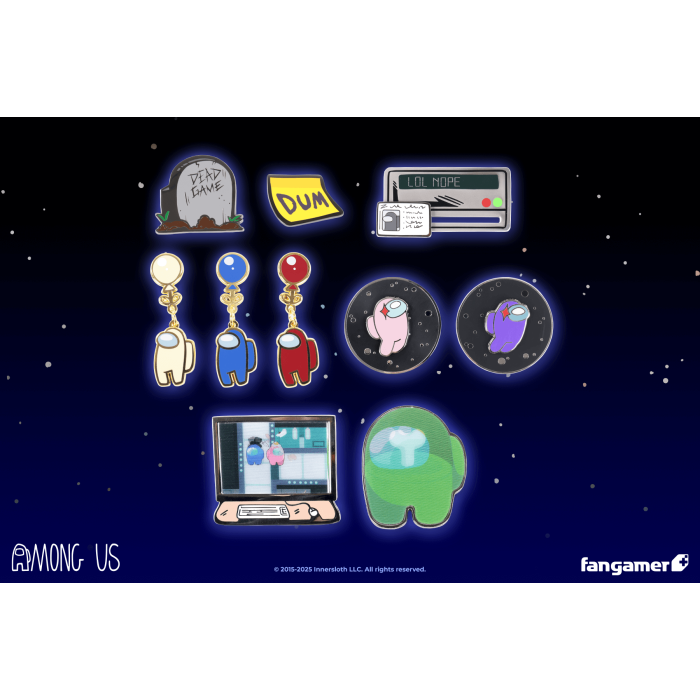 Аксессуары: Набор пинов Among Us (Among Us Mystery Pin Pack) от Fangamer в магазине GameBuy