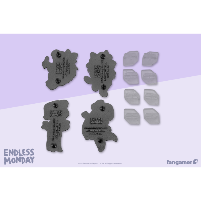 Аксессуары: Набор пинов Fangamer (Endless Monday Character Pin Set) от Fangamer в магазине GameBuy, номер фото: 1