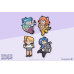 Аксессуары: Набор пинов Fangamer (Endless Monday Character Pin Set) от Fangamer в магазине GameBuy