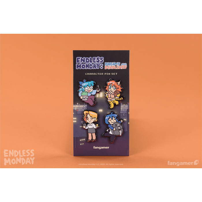 Аксессуары: Набор пинов Fangamer (Endless Monday Character Pin Set) от Fangamer в магазине GameBuy, номер фото: 2