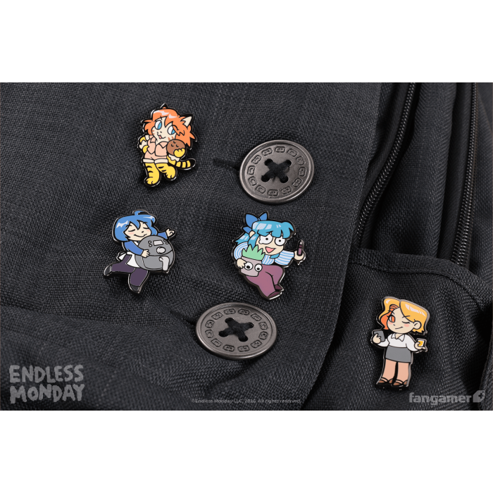 Аксессуары: Набор пинов Fangamer (Endless Monday Character Pin Set) от Fangamer в магазине GameBuy, номер фото: 3