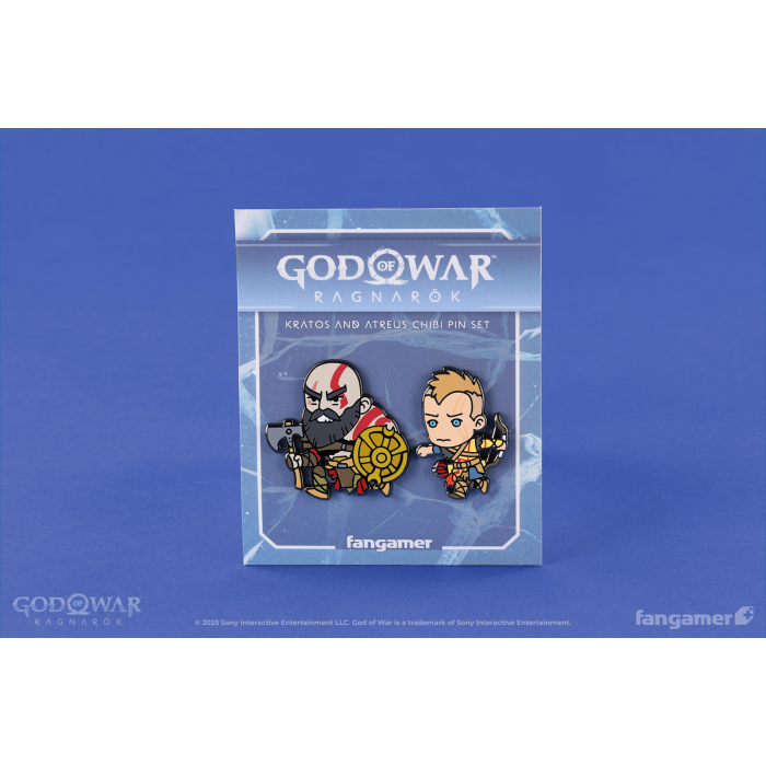 Аксессуары: Пин God of War (Kratos and Atreus Chibi Pin Set) от Fangamer в магазине GameBuy, номер фото: 1