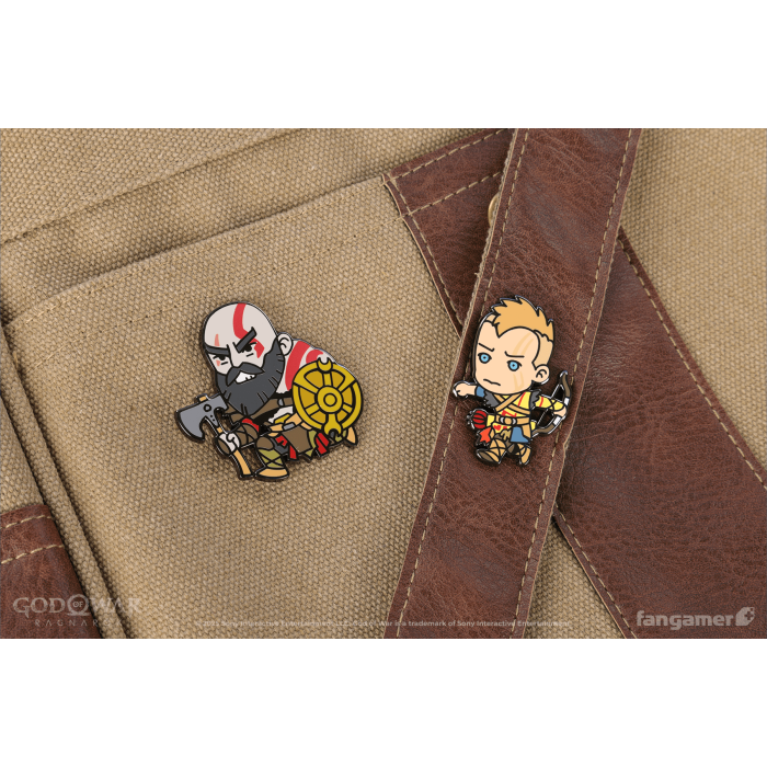 Аксессуары: Пин God of War (Kratos and Atreus Chibi Pin Set) от Fangamer в магазине GameBuy, номер фото: 2