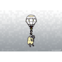 Пін Metal Gear Solid (Fulton Dangling Sheep Pin)