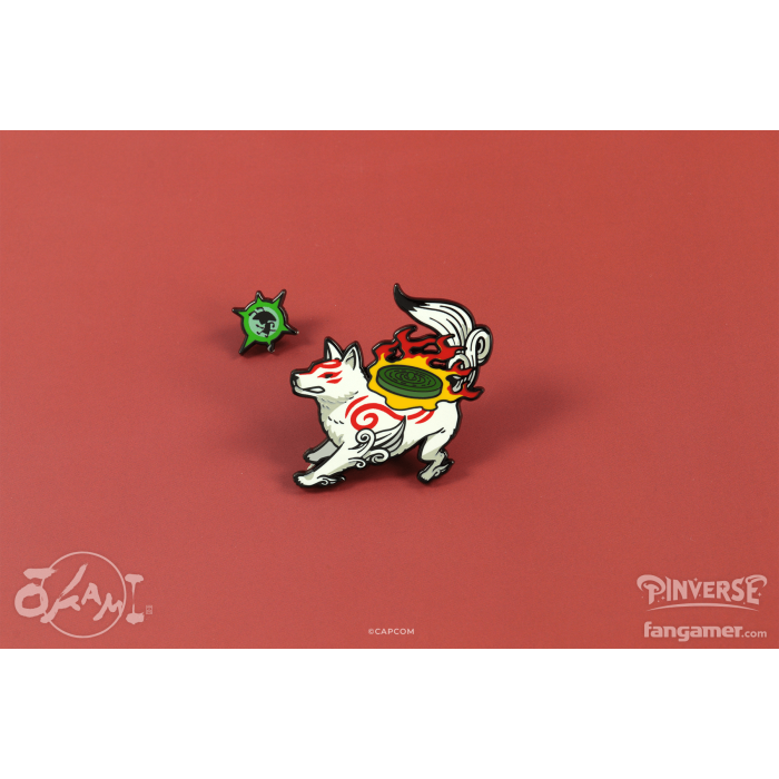 Аксессуары: Набор пинов Okami (Amaterasu Pin Pack) от Fangamer в магазине GameBuy, номер фото: 1