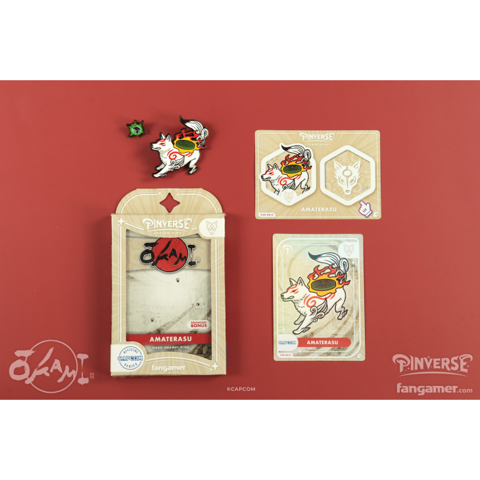 Аксессуары: Набор пинов Okami (Amaterasu Pin Pack) от Fangamer в магазине GameBuy, номер фото: 4