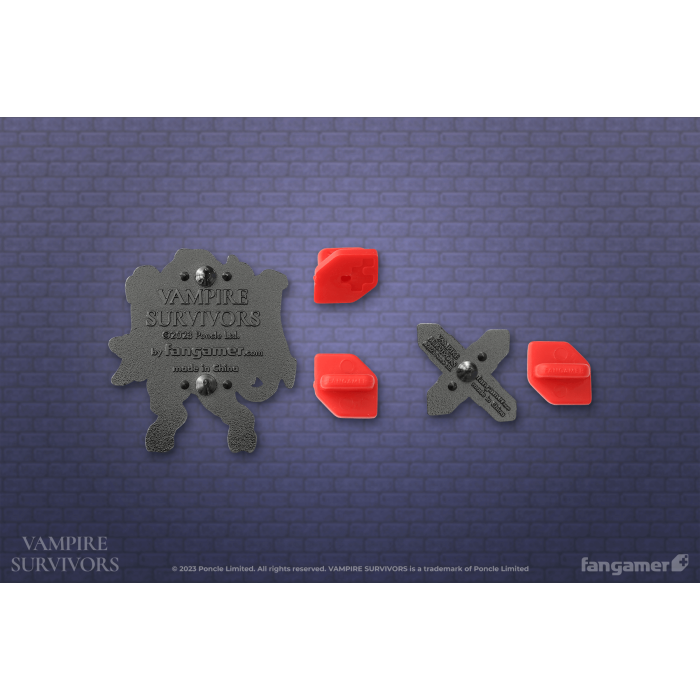 Аксессуары: Набор пинов Vampire Survivors (Krochi Freetto Pin Set) от Fangamer в магазине GameBuy, номер фото: 1