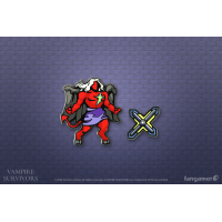 Набор пинов Vampire Survivors (Krochi Freetto Pin Set)