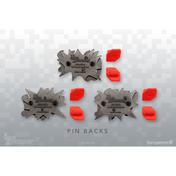 Аксессуары: Набор пинов Ace Attorney (Interjection! Pin Set) от Fangamer в магазине GameBuy, номер фото: 1