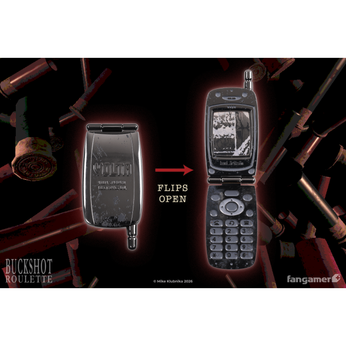 Аксессуары: Пин Buckshot Roulette (Burner Phone Pin) от Fangamer в магазине GameBuy