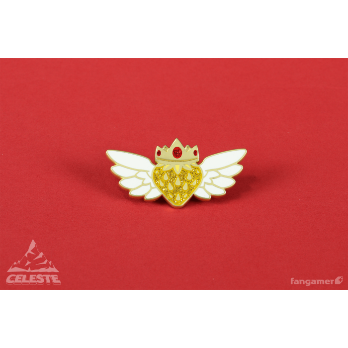 Аксесуари: Пін Celeste (Golden Strawberry Pin) від Fangamer у магазині GameBuy, номер фото: 2
