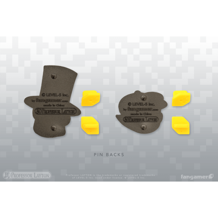 Аксесуари: Набір пінів Professor Layton (Layton and Luke Pin Set) від Fangamer у магазині GameBuy, номер фото: 1