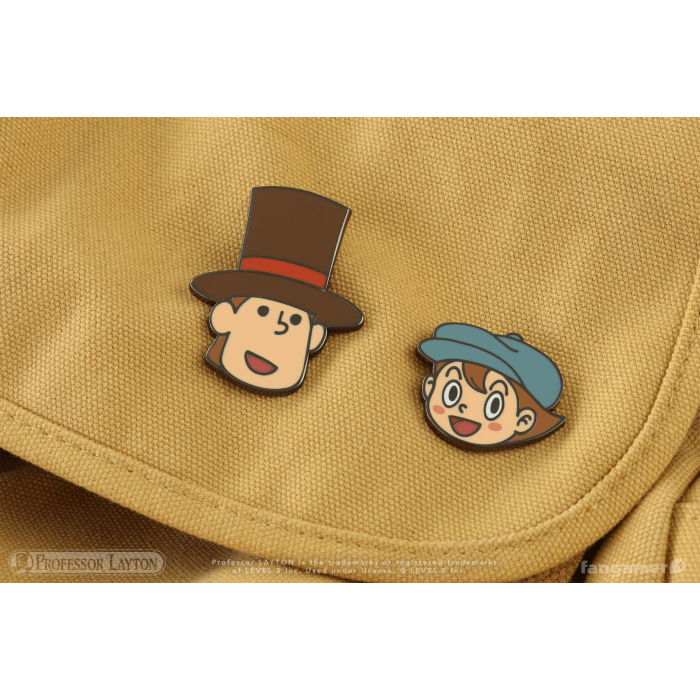 Аксесуари: Набір пінів Professor Layton (Layton and Luke Pin Set) від Fangamer у магазині GameBuy, номер фото: 2