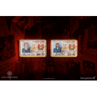 Пін MOUTHWASHING (Curly and Jimmy ID Card Pin Set)