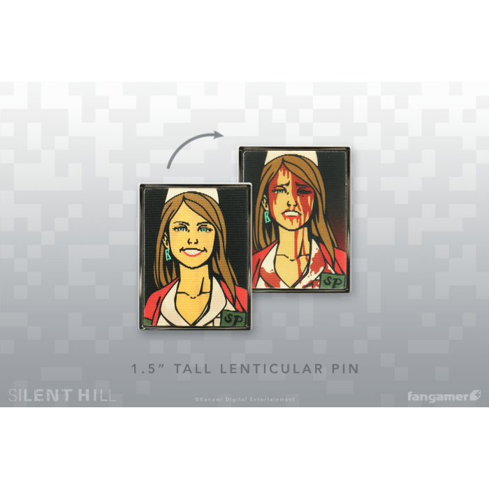Аксесуари: Пін Silent Hill (Bloody Lisa Lenticular Pin) від Fangamer у магазині GameBuy