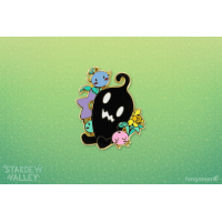 Пин Stardew Valley (Krobus and Friends Enamel Pin)