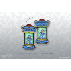 Пін Mega Man (Light Capsule Lenticular Pin)