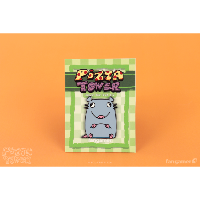 Аксесуари: Пін Pizza Tower (Brick the Rat Pin) від Fangamer у магазині GameBuy, номер фото: 2