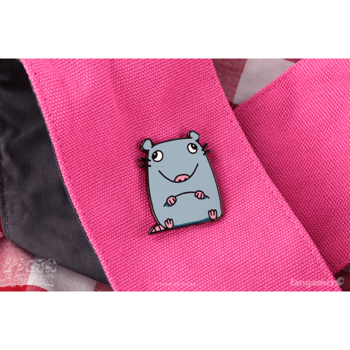 Аксесуари: Пін Pizza Tower (Brick the Rat Pin) від Fangamer у магазині GameBuy, номер фото: 3
