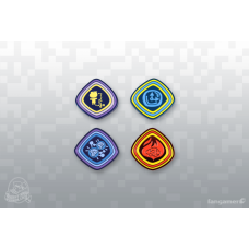 Набор пинов Psychonauts (Psychonauts 2 Merit Badge Pin Set 1)