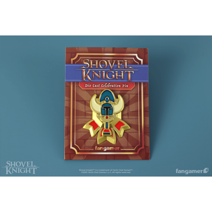 Аксесуари: Пін Shovel Knight (Shovel Knight Die Cast Celebration Pin) від Fangamer у магазині GameBuy, номер фото: 2