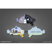 Пин UNDERTALE (Undyne's House Hinged Pin)