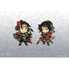 Набор пинов Ghost of Tsushima (Jin and Yuna Enamel Pin Set)