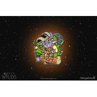Пин Outer Wilds (Slate's Hearth Enamel Pin)