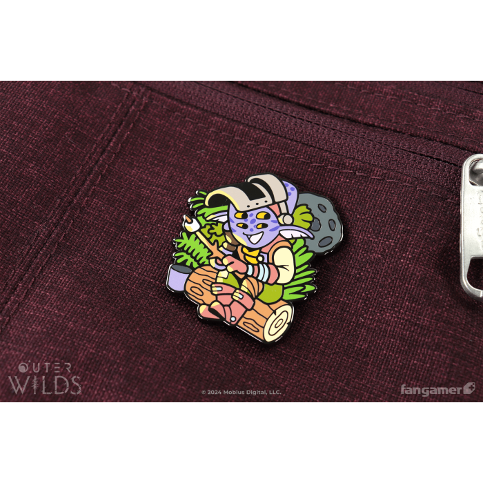 Аксессуары: Пин Outer Wilds (Slate's Hearth Enamel Pin) от Fangamer в магазине GameBuy, номер фото: 3