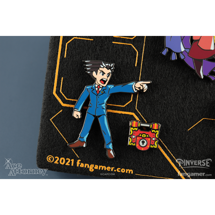 Аксессуары: Набор пинов Ace Attorney (Phoenix Wright Pin Pack) от Fangamer в магазине GameBuy, номер фото: 5