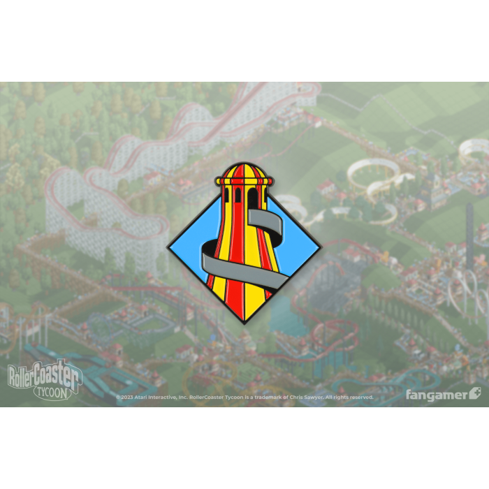 Аксессуары: Пин RollerCoaster Tycoon (Spiral Slide Enamel Pin) от Fangamer в магазине GameBuy