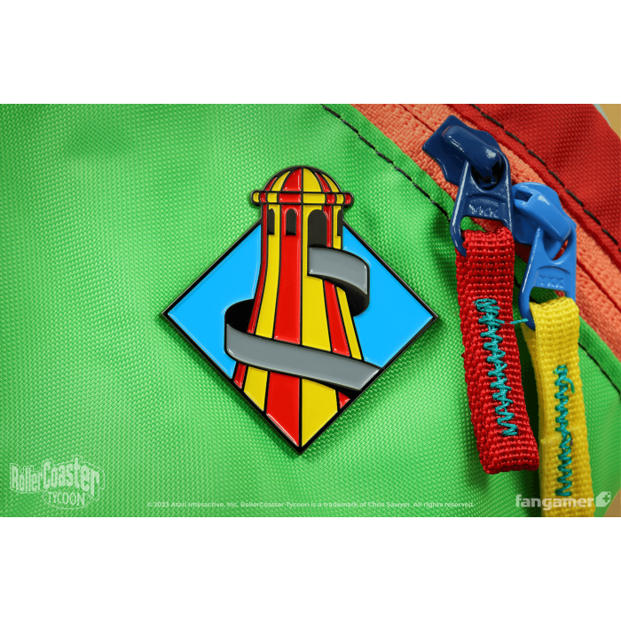 Аксессуары: Пин RollerCoaster Tycoon (Spiral Slide Enamel Pin) от Fangamer в магазине GameBuy, номер фото: 3