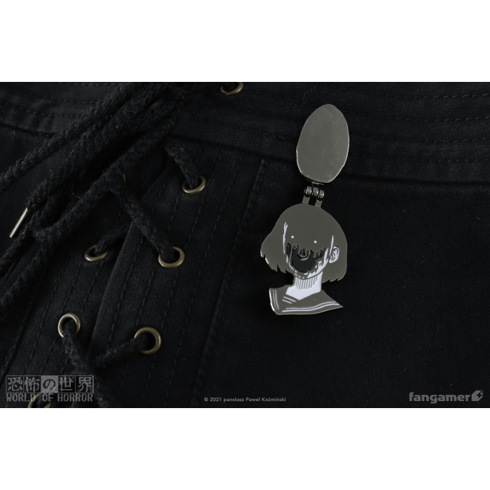 Аксессуары: Пин World of Horror (Crestfallen Mask Enamel Pin) от Fangamer в магазине GameBuy, номер фото: 3