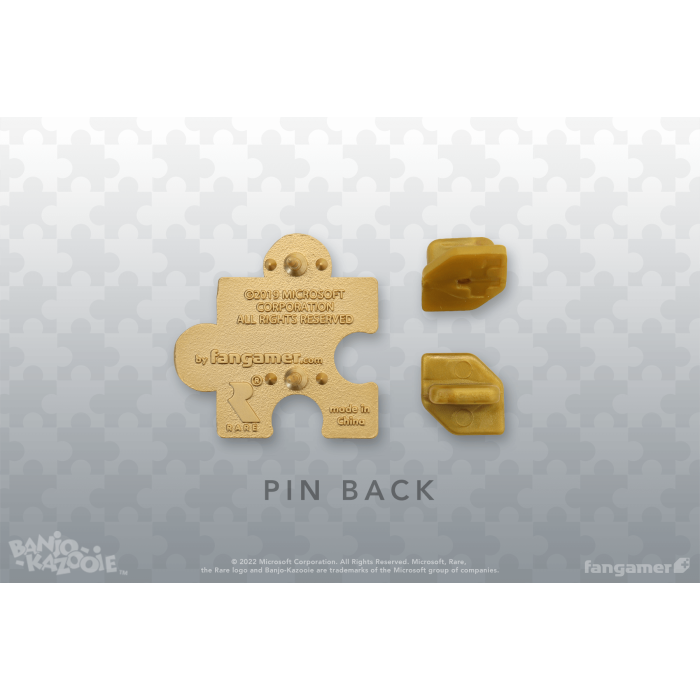 Аксесуари: Пін Banjo-Kazooie (Golden Jiggy Pin) від Fangamer у магазині GameBuy, номер фото: 1