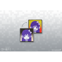 Пін OMORI (Angry Aubrey Lenticular Pin)