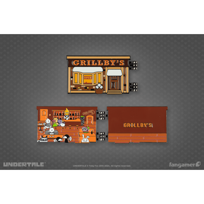 Аксессуары: Пин UNDERTALE (Grillby's Hinged Pin) от Fangamer в магазине GameBuy