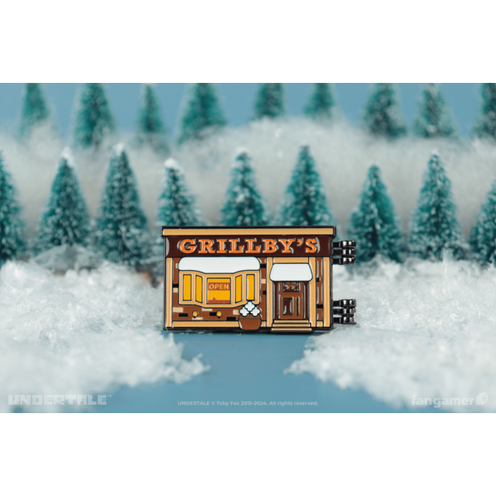 Аксессуары: Пин UNDERTALE (Grillby's Hinged Pin) от Fangamer в магазине GameBuy, номер фото: 2