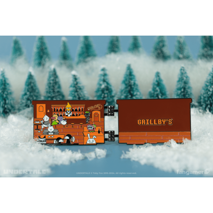 Аксессуары: Пин UNDERTALE (Grillby's Hinged Pin) от Fangamer в магазине GameBuy, номер фото: 3