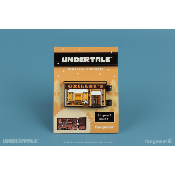 Аксессуары: Пин UNDERTALE (Grillby's Hinged Pin) от Fangamer в магазине GameBuy, номер фото: 4