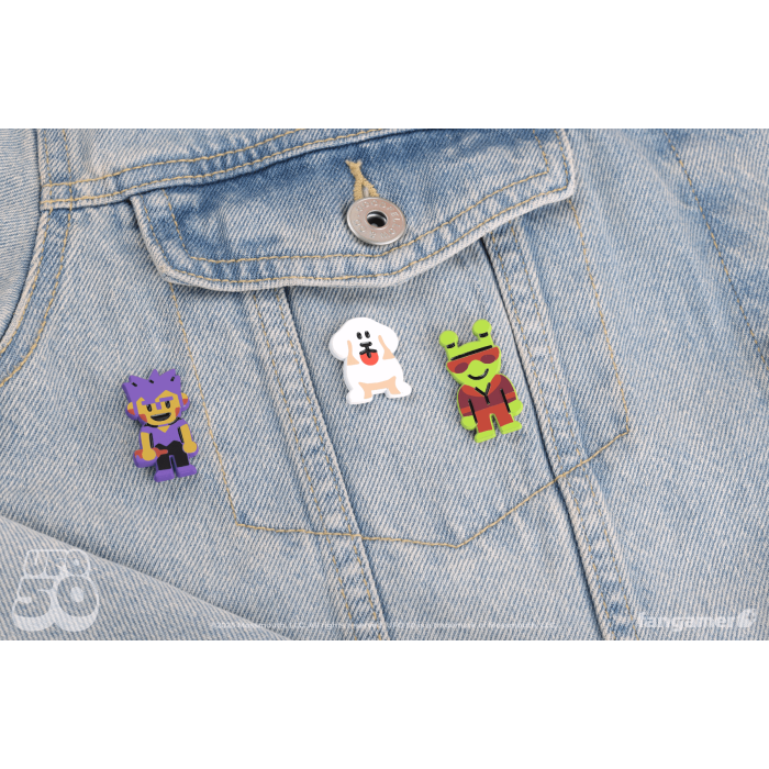 Аксессуары: Набор пинов UFO 50 (Party House Guests Pin Set) от Fangamer в магазине GameBuy, номер фото: 3