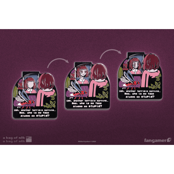Аксесуари: Пін A Bag of Milk (Terrible Morning Spinning Pin) від Fangamer у магазині GameBuy
