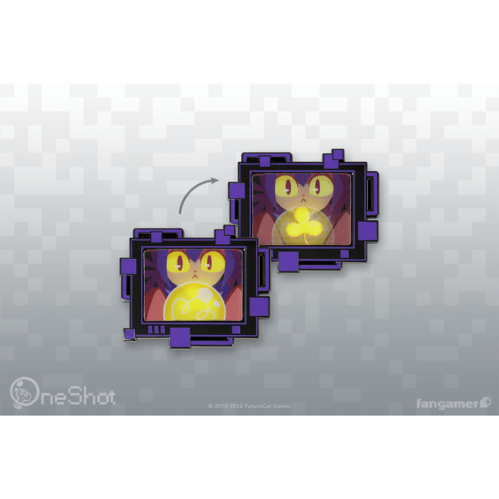 Аксессуары: Пин OneShot (World Machine lenticular pin) от Fangamer в магазине GameBuy
